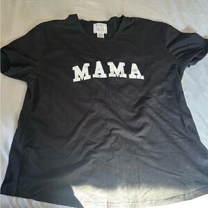 Black 'MAMA' Kids T-Shirt